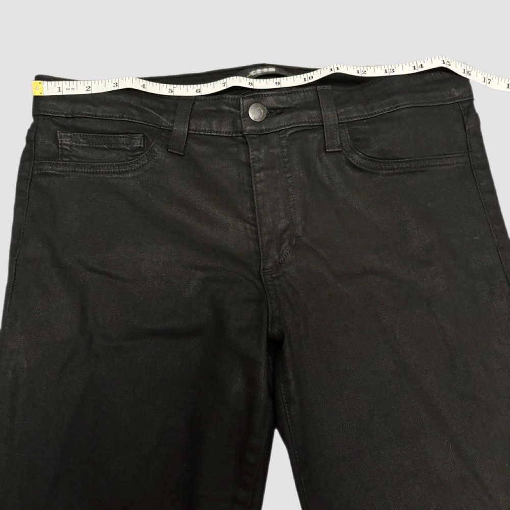 Joe’s Jeans Coated Black Skinny Pants Size 30 - Picture 4 of 7